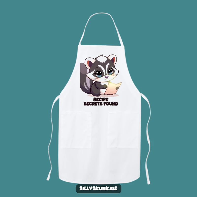 Funny Skunk Investigator Apron: Discover with Fun, Perfect Gift