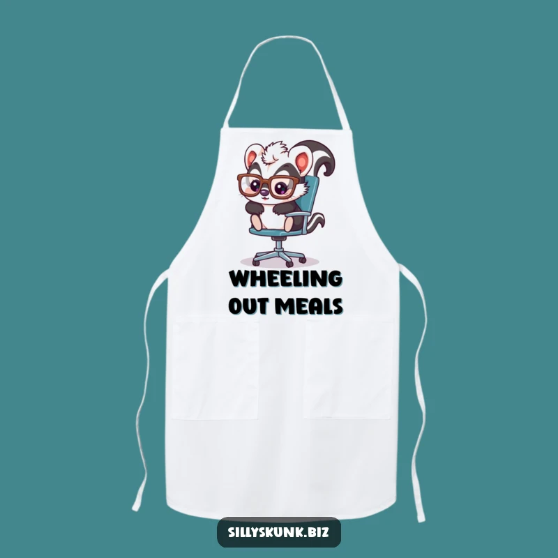 Funny Skunk Office Apron A Hilarious Kitchen Essential