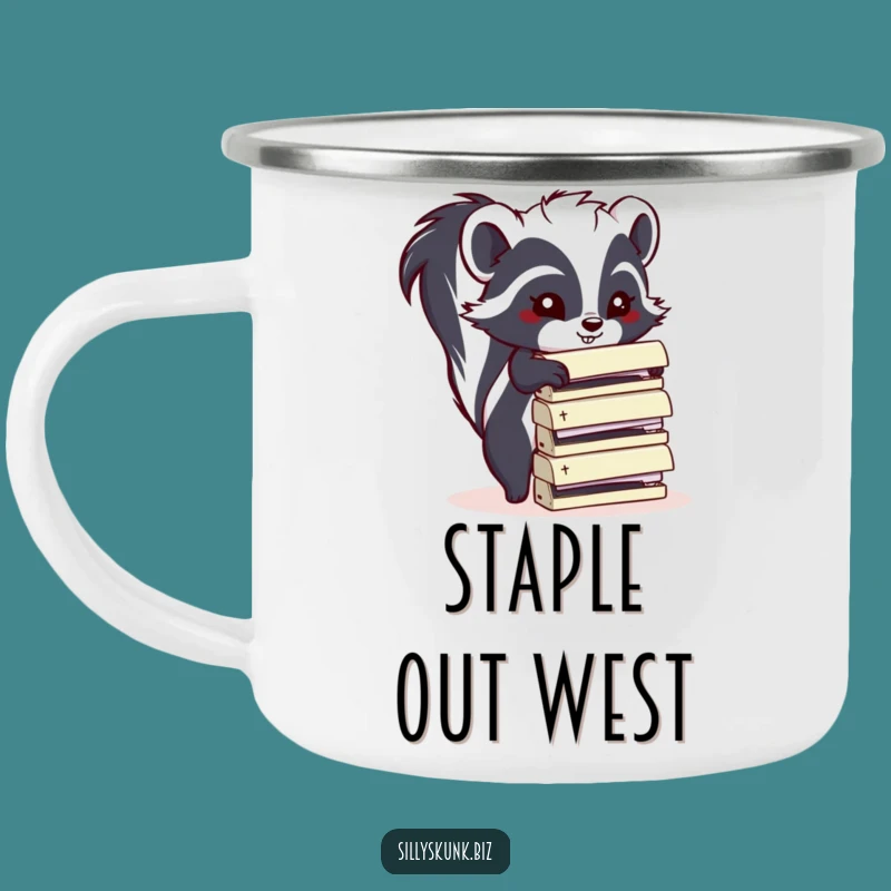 Funny Skunk Campfire Mug: Sip Your Coffee with a Dose of Office Humor