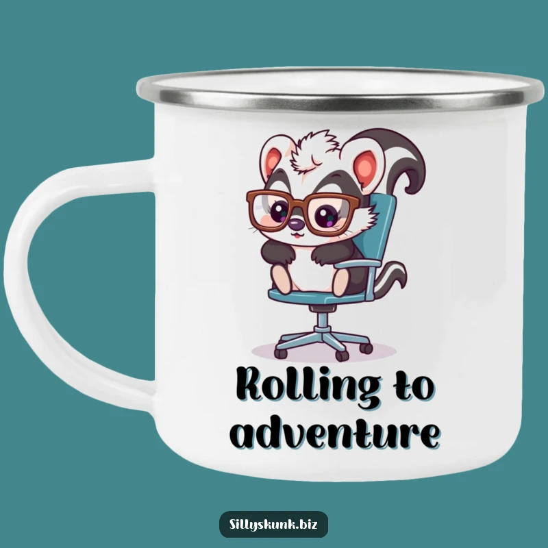 Funny Skunk Office Camp Mug A Rugged and Hilarious Companion