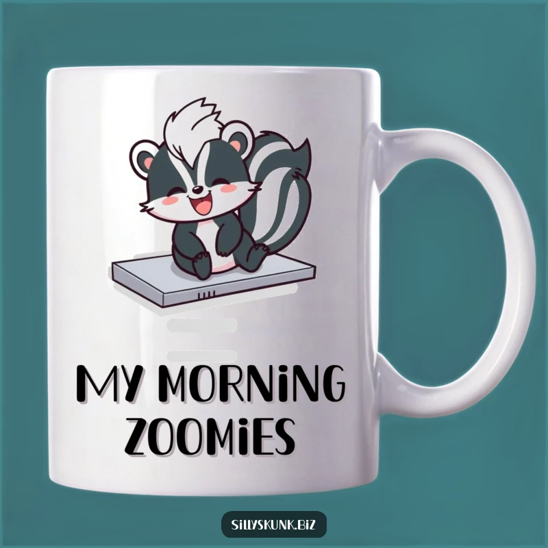 Funny Skunk Copier Slide Mug - Hilarious Office Break Humor Gift