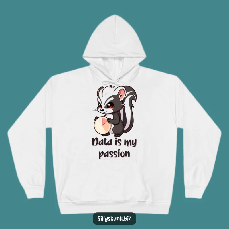 Cozy Funny Skunk Hoodie A Warm and Humorous Gift for Presenters