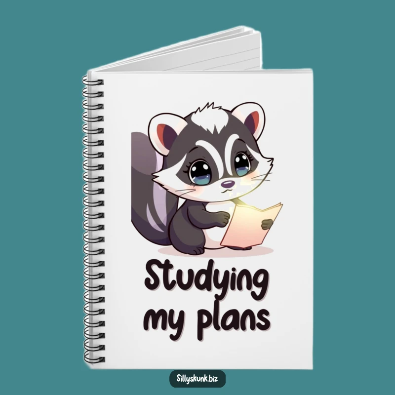 Funny Skunk Curiosity Notebook: Jot Down Discoveries, Perfect Stationery Gift
