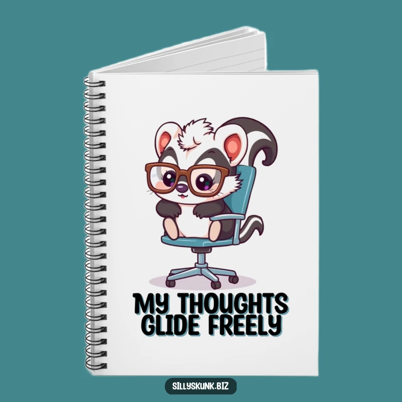 Funny Skunk Office Notebook A Hilarious Journal for Your Ideas