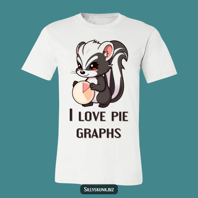 Funny Skunk Data Presenter T-Shirt A Hilarious Tee for Analysts