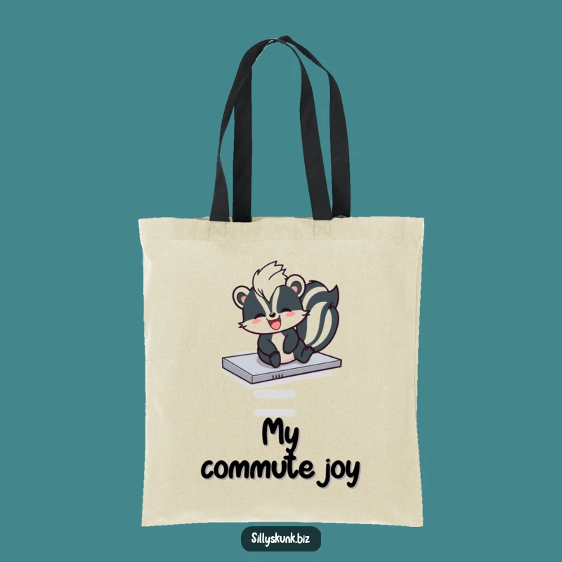 Funny Skunk Copier Adventure Tote Bag - Hilarious Office Humor Carryall